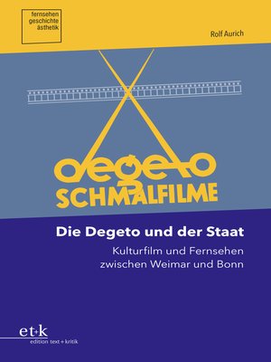cover image of Die Degeto und der Staat
